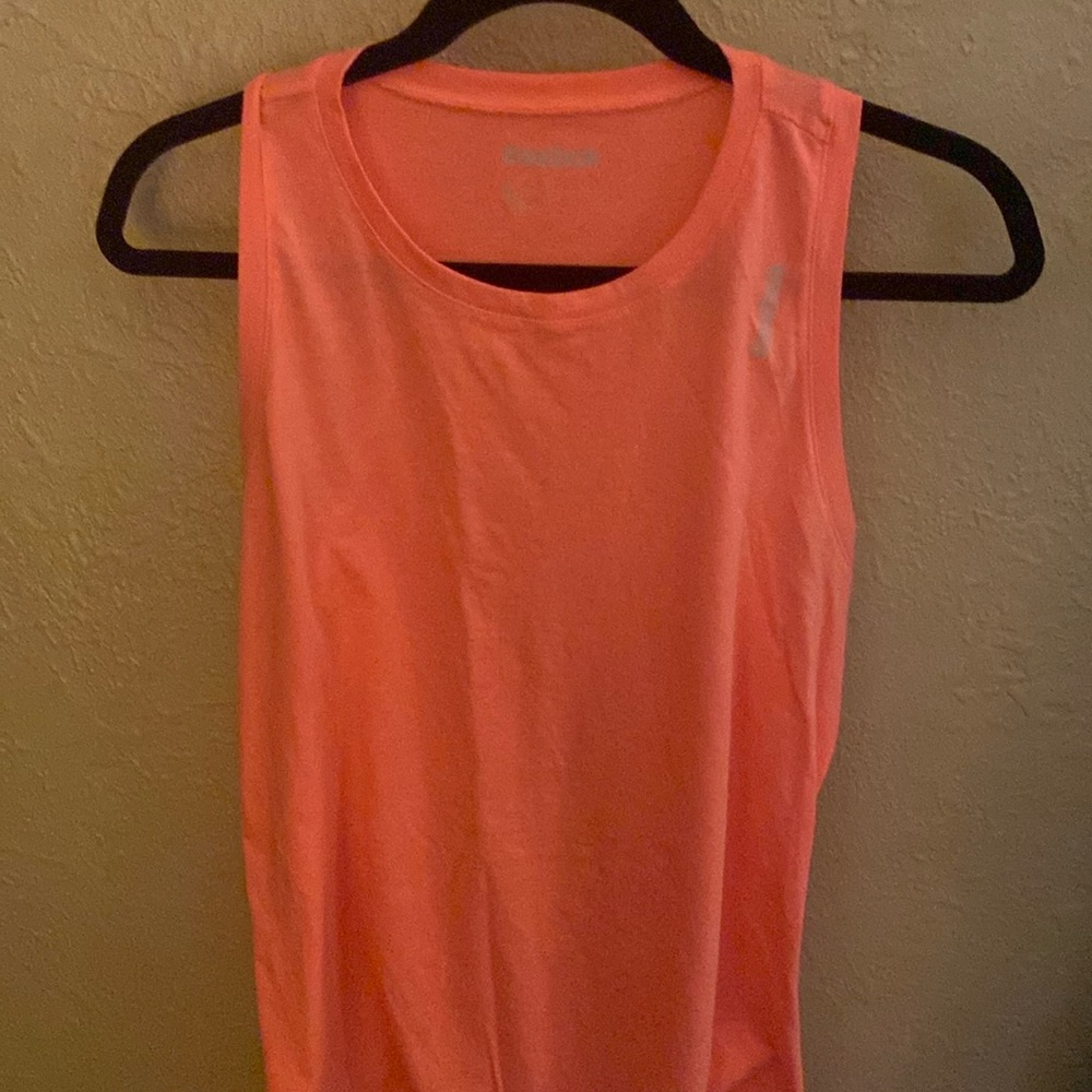 Reebok pink tank top